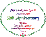 God's Loveletters Anniversary 30th Beloved