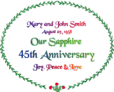 God's Loveletters Anniversary 45th Joy