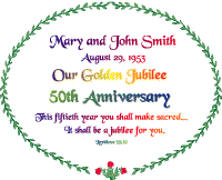 God's Loveletters Anniversary 50 Jubilee