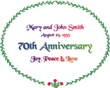 God's Loveletters Anniversary 70th Joy
