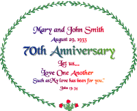 God's Loveletters Anniversary 70th Beloved
