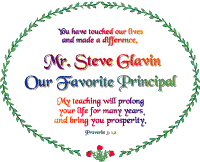 God's Loveletters Our Favorite Principal