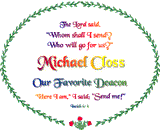 God's Loveletters Our Favorite Deacon