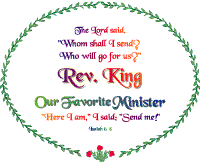God's Loveletters Our Favorite Minister