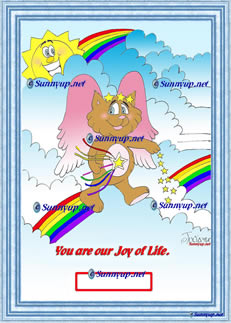 O13 CAT ANGEL DIGITIZED CARTOON NEW