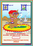 038 Cat Dealer W  DIGITIZED CARTOON NEW