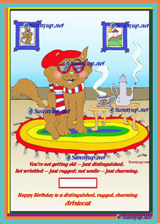 038 Cat Dealer W  DIGITIZED CARTOON NEW