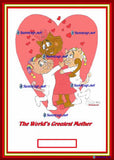 A02 MOTHER DAUGHTER DIGITIZED CARTOON NEW