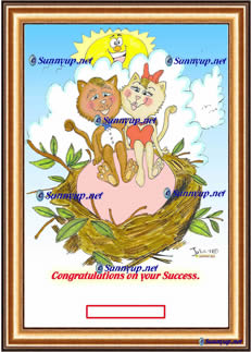 129 Happy Anniversary S DIGITIZED CARTOON NEW