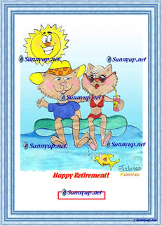 122  Anniverary Couple S DIGITIZED CARTOON NEW