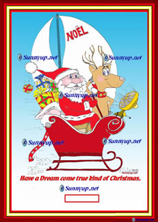 087 Christmas DIGITIZED CARTOON NEW