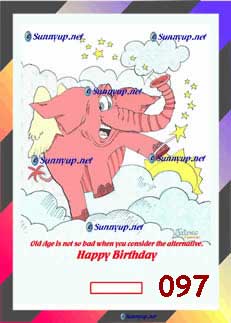 000 BIRTHDAY ANGEL DIGITIZED CARTOON