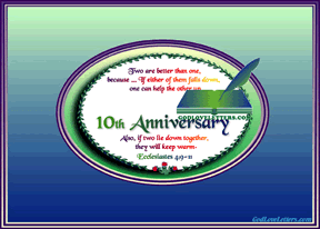 A    ANNIVERSARY 10 JOY