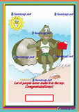 136 Christmas Santa S DIGITIZED CARTOON NEW