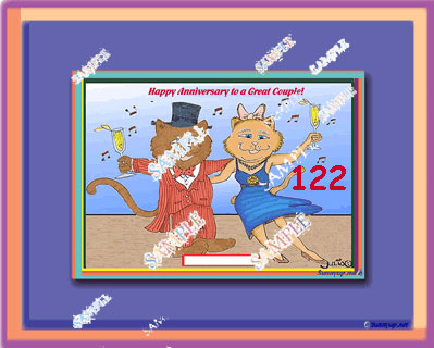 000 BIRTHDAY CAT DIGITIZED CARTOON