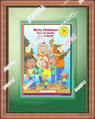 204 Christmas Angel S DIGITIZED CARTOON NEW