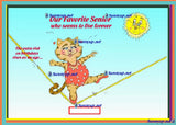 127 Favorite Senior S DIGITIZED CARTOON NEW