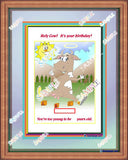 130 Holy Cow  DIGITIZED CARTOON NEW