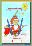 136 Christmas Santa S DIGITIZED CARTOON NEW