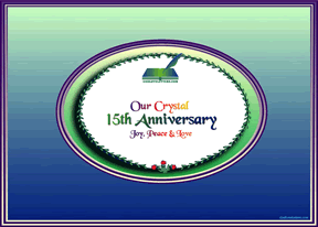God's Loveletters Anniversary 15th Joy