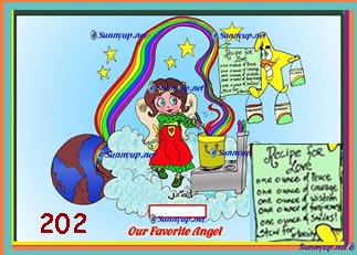 000 BIRTHDAY ANGEL DIGITIZED CARTOON