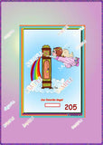 000 BIRTHDAY ANGEL DIGITIZED CARTOON