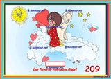000 BIRTHDAY ANGEL DIGITIZED CARTOON