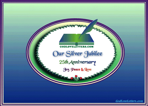 God's Loveletters Anniversary 25th Joy