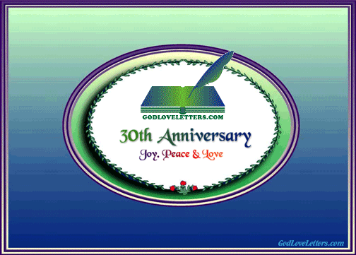 God's Loveletters Anniversary 30th Joy