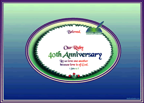 God's Loveletters Anniversary 40 Beloved