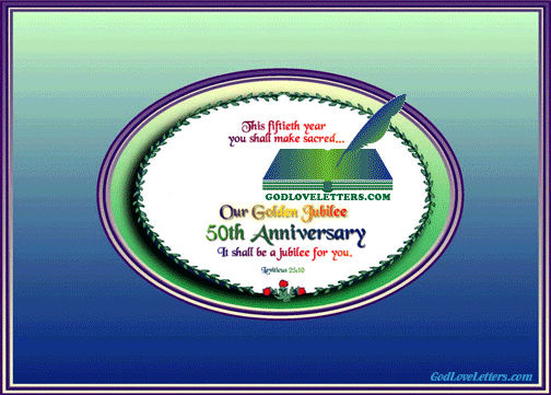 A    ANNIVERSARY 50 GOLDEN JUBILEE