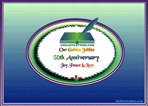 God's Loveletters Anniversary 50th Joy