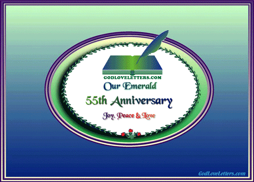 God's Loveletters Anniversary 55th Joy