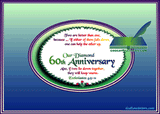 A    ANNIVERSARY 60 BELOVED