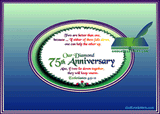 A    ANNIVERSARY 75 BELOVED