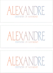COMPATIBLE NAMES -- REWARD FOR DONATIONS: MALE "A"