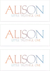 COMPATIBLE NAMES -- REWARD FOR DONATIONS: FEMALE "A"