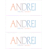 COMPATIBLE NAMES -- REWARD FOR DONATIONS: MALE "A"