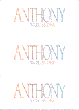 COMPATIBLE NAMES -- REWARD FOR DONATIONS: MALE "A"
