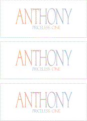 COMPATIBLE NAMES -- REWARD FOR DONATIONS: MALE "A"