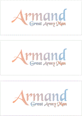 A REWARD FOR DONATIONS: FIRST NAME: MALE "A"
