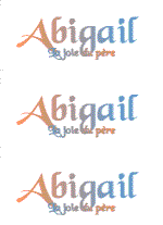A REWARD FOR DONATIONS -- FIRST NAMES: FRENCH "A"