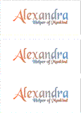 COMPATIBLE NAMES -- REWARD FOR DONATIONS: FEMALE "A"