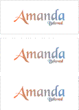 A REWARD FOR DONATIONS -- FIRST NAMES: FEMALE "A"