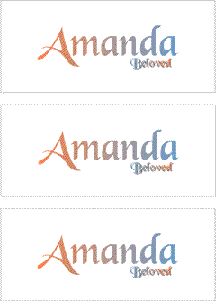 A REWARD FOR DONATIONS -- FIRST NAMES: FEMALE "A"
