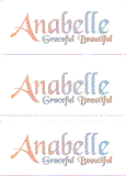 A REWARD FOR DONATIONS -- FIRST NAMES: FEMALE "A"