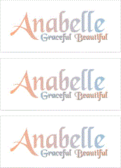 A REWARD FOR DONATIONS -- FIRST NAMES: FEMALE "A"