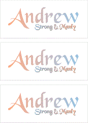 COMPATIBLE NAMES -- REWARD FOR DONATIONS: MALE "A"
