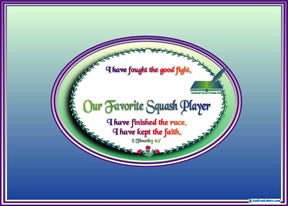 God's Loveletters Our Favorite Squash Player