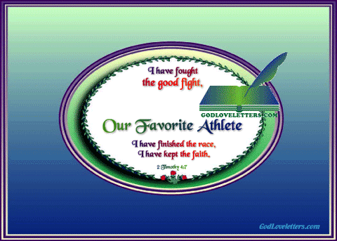 God's Loveletters Our Favorite Athlete